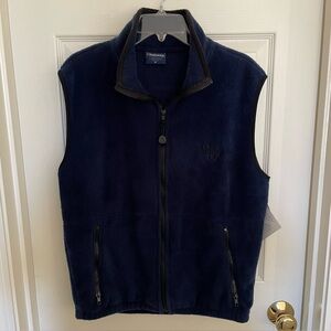 Holloway Medium Men's Navy Fleece Vest with Kroger Logo NWT